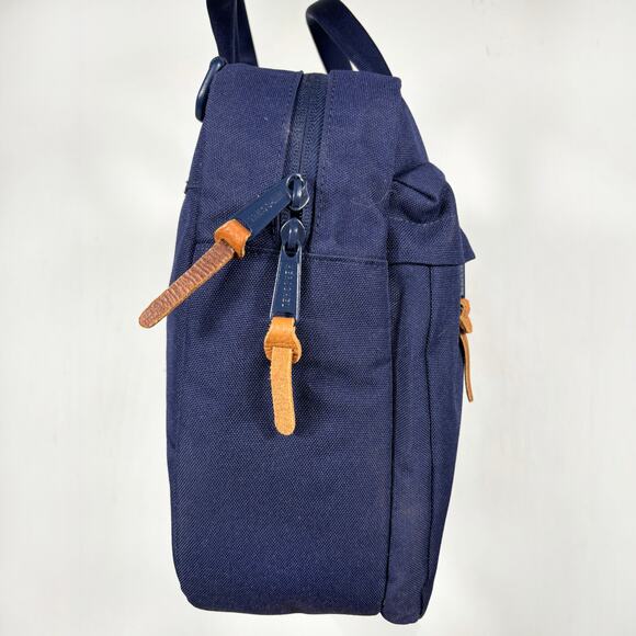 Hershel Supply Co Gibson Navy Blue Crossbody Messenger Laptop Bag - Picture 3 of 16